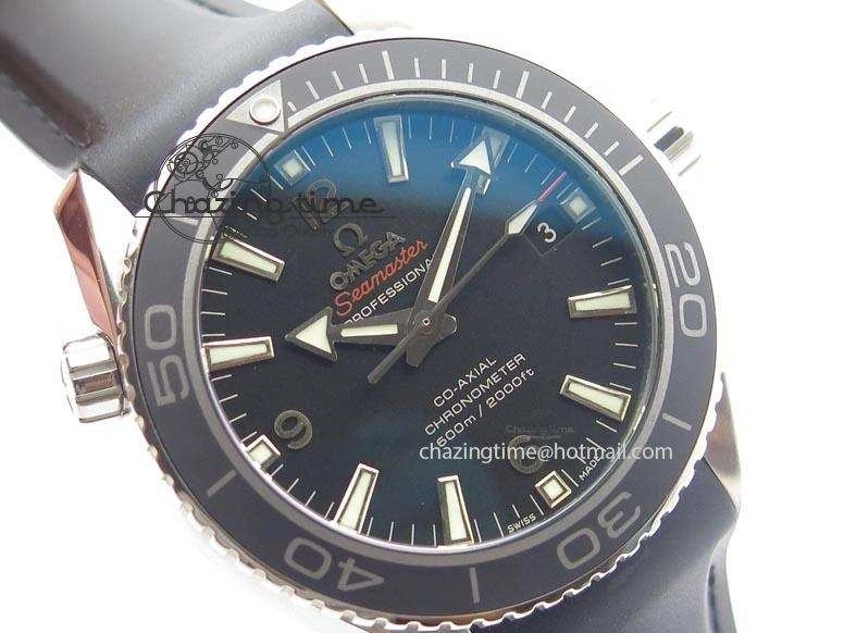 0411 Colorful Planet Ocean SS Bp Maker 45mm Black Bezel On Black Rubber Strap A 8219